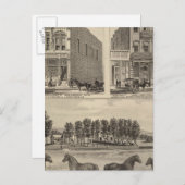 Kaw Valley Farm, Marion und Topeka, Kansas Postkarte (Vorne/Hinten)