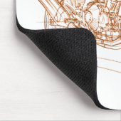Kaw Z1000 2003+ Mousepad (Ecke)