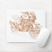 Kaw Z1000 2003+ Mousepad (Mit Mouse)