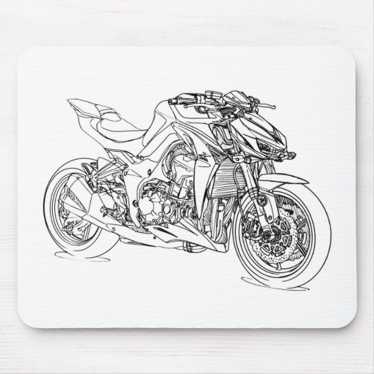 Kaw Z1000 2014 Mousepad (Vorne)