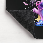 Kawaai Pastel Spooky Bow Geist mit Lichthöhe Mousepad (Ecke)