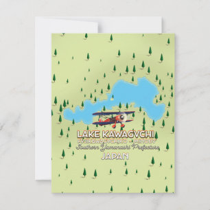 Kawaguchi Fujikawaguchiko & Minobu Japan Karte