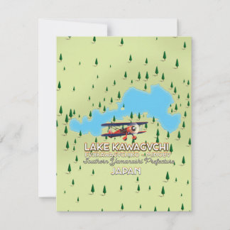Kawaguchi Fujikawaguchiko & Minobu Japan Karte