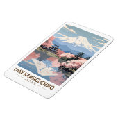 Kawaguchiko - Japan Reisen Vintag Magnet (Linke Seite)