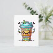 Kawai Coffee Begleitkarte (Stehend Vorderseite)