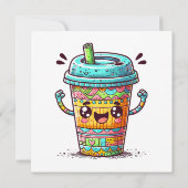 Kawai Coffee Einladung (Rückseite)