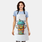 Kawai Coffee Schürze (Getragen)