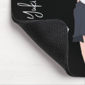 Kawai Jumping Girl Customizable Mousepad (Ecke)