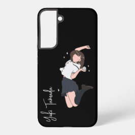 Kawai Jumping Girl Customizable Samsung Galaxy Hülle