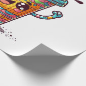 Kawai Kaffee Geschenkpapier (Ecke)