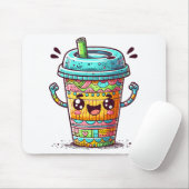 Kawai Kaffee Mousepad (Mit Mouse)
