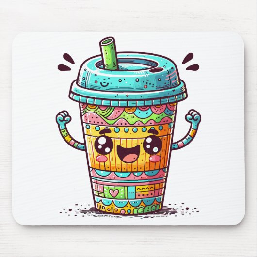 Kawai Kaffee Mousepad (Vorne)