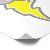 Kawai-Sturmwolke Poster (Ecke)