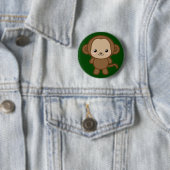Kawaii Affe Button (Beispiel)