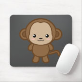 Kawaii Affe Mousepad (Mit Mouse)