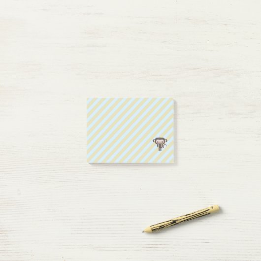 Kawaii Affe Post-it Klebezettel (Auf Schreibtisch)