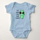 Kawaii Alien Art zu Niedlich für diesen Planeten Baby Strampler (Vorderseite)