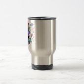 Kawaii-Alien-Skater-Bubble-Tea-Design Reisebecher (Mittel)