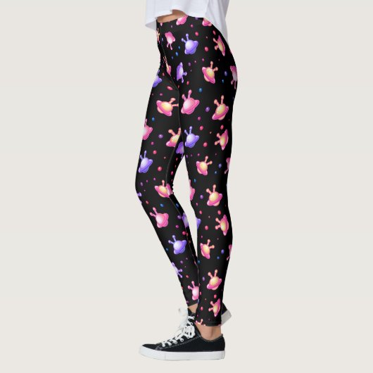 Kawaii Alien UFO Decora Kei Leggings (Links)