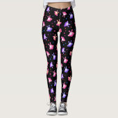 Kawaii Alien UFO Decora Kei Leggings (Vorderseite)