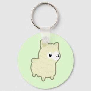 Kawaii alpaca schlüsselanhänger