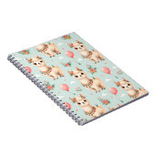 Kawaii-Alpaka-Blumenjournal Notizblock (Rechte Seite)