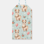 Kawaii Alpaka Geschenkanhänger (Rückseite)
