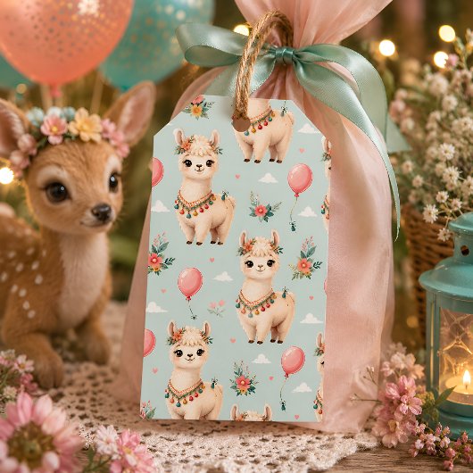 Kawaii Alpaka Geschenkanhänger