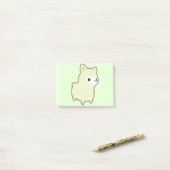 Kawaii Alpaka Post-it Klebezettel (Auf Schreibtisch)