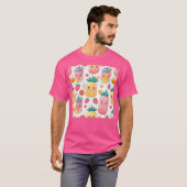 Kawaii Ananas Juice Boxes Sweet Fruit Pattern T-Shirt (Vorne ganz)