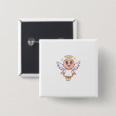 kawaii angel button (Vorne & Hinten)