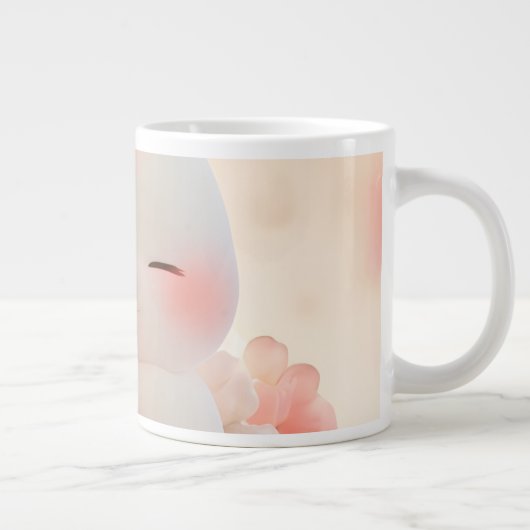 "Kawaii Animal Coffee Tasse - Niedlich Blush Cat D (Rechts)
