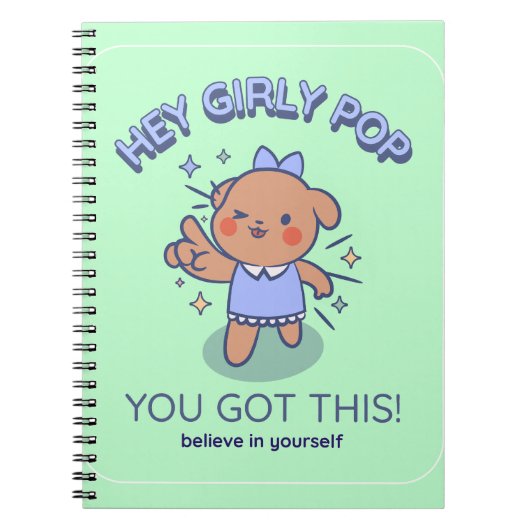 Kawaii Animal Friend Notebook Notizblock (Vorderseite)