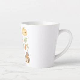 Kawaii Animal Latte Tasse - Individuelle Name Nied