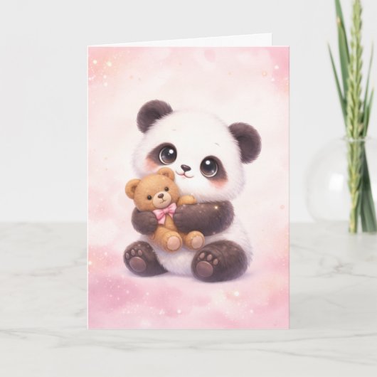 Kawaii Animal Love Card Karte (Vorderseite)