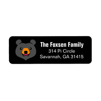 Kawaii Animal Lover Cartoon Black Bear