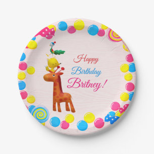 Kawaii Animal Tower Birthday Paper Teller