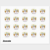 Kawaii Animals Baby Shower_GC - Sticker (Blatt)