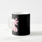 Kawaii Anime Axolotl Boba  Kaffeetasse (Vorderseite Links)