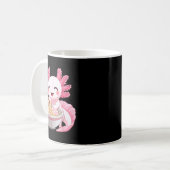Kawaii Anime Axolotl Ramen  Kaffeetasse (Vorderseite Links)