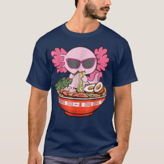 Kawaii Anime Axolotl Ramen Noodle Women Men Boys G T-Shirt