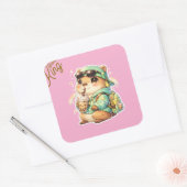 Kawaii Anime Capybara Bubble Tea Vinyl Aufkleber | (Umschlag)