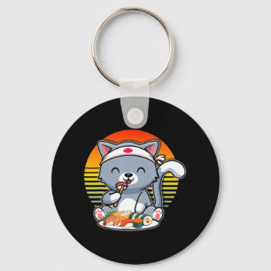 Kawaii Anime Cat Otaku Japanisch Sushi Gift Girls  Schlüsselanhänger