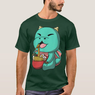 Kawaii Anime Dragon Asian Noodles Japanisch Ramen T-Shirt