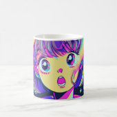 Kawaii Anime Girl Coffee Tasse (Mittel)