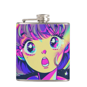 Kawaii Anime Girl Flask Flachmann