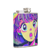 Kawaii Anime Girl Flask Flachmann (Rechts)
