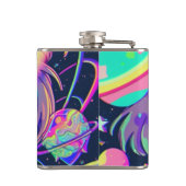 Kawaii Anime Girl Flask Flachmann (Rückseite)