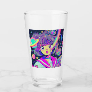 Kawaii Anime Girl Glass Glas