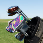 Kawaii Anime Girl Golf Head Cover Headcover (In Situ)